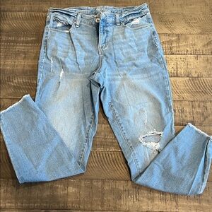 Style & Co. Light Blue Distressed Skinny Jeans